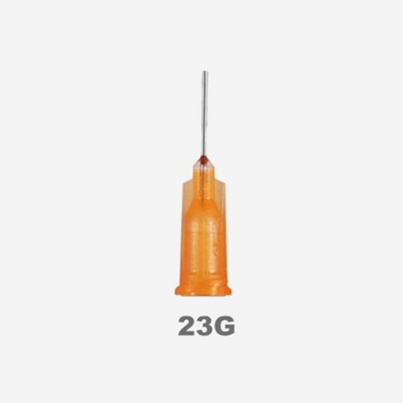 Igły dozujące Luer Lock ze stali nierdzewnej 23G pomarańczowe 1/2 cal 10 szt.
