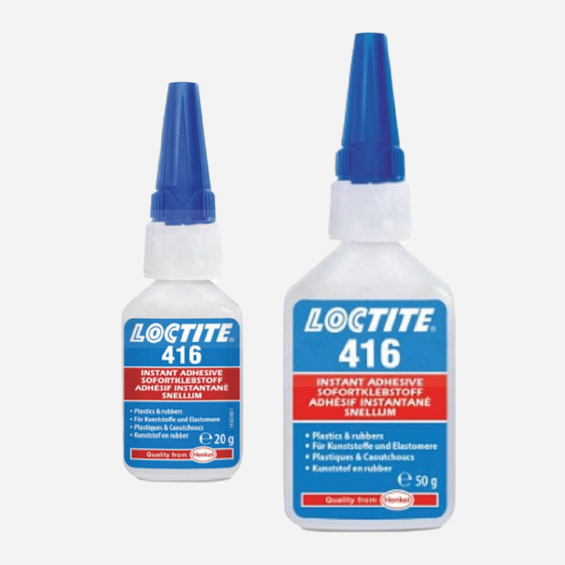 klej błyskawiczny Loctite 416 Uniwersalny, wysoka lepkość, do metalu, elastomerów i tworzyw sztucznych / plastików
