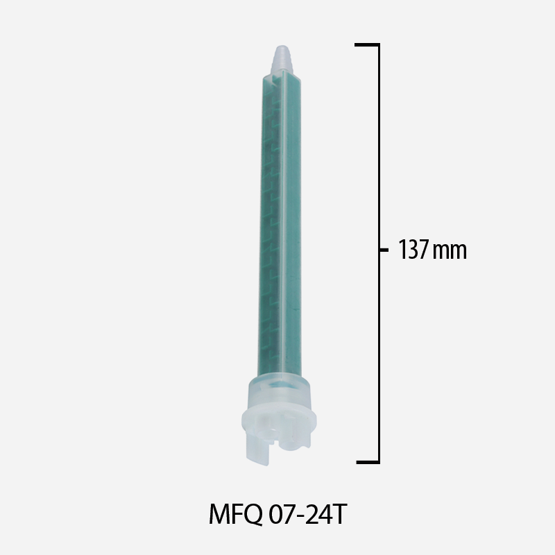 Mikser statyczny 1:1, 2:1 System F do kartuszy 400 ml / 490 ml, dł. 137mm śr. wew. 7,5mm, MFQ 07-24T