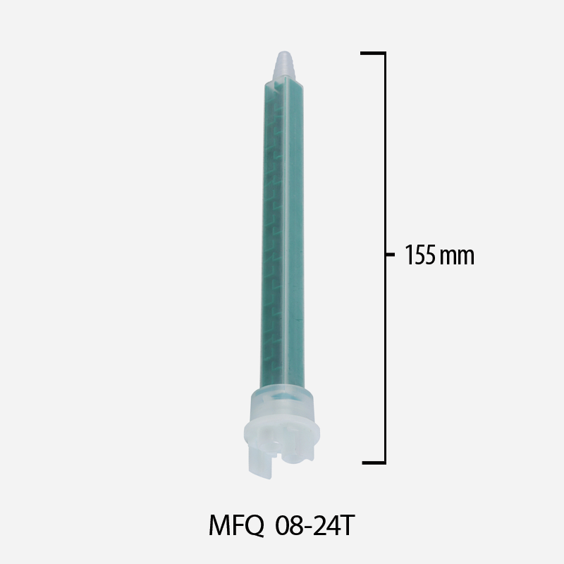 Mikser statyczny 1:1, 2:1 System F do kartuszy 400 ml / 490 ml, dł. 155mm śr. wew. 8.7mm, MFQ 08-24T 
