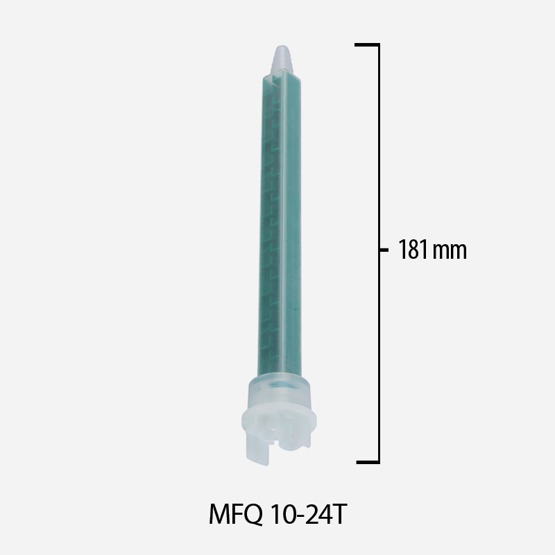Mikser statyczny 1:1, 2:1 System F do kartuszy 400 ml / 490 ml, dł. 181mm śr. wew. 10.7mm, MFQ 10-24T