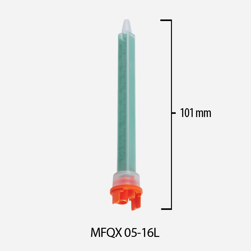 Mikser statyczny 4:1, 10:1 System F do kartuszy 400 ml / 490 ml, dł. 101mm śr. wew. 5.3mm, MFQX 05-16L