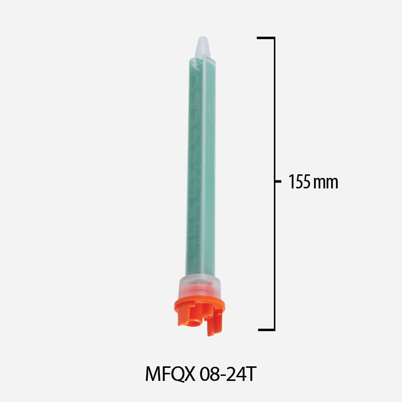 Mikser statyczny 4:1, 10:1 System F do kartuszy 400 ml / 490 ml, dł. 155mm śr. wew. 8.7mm, MFQX 08-24T