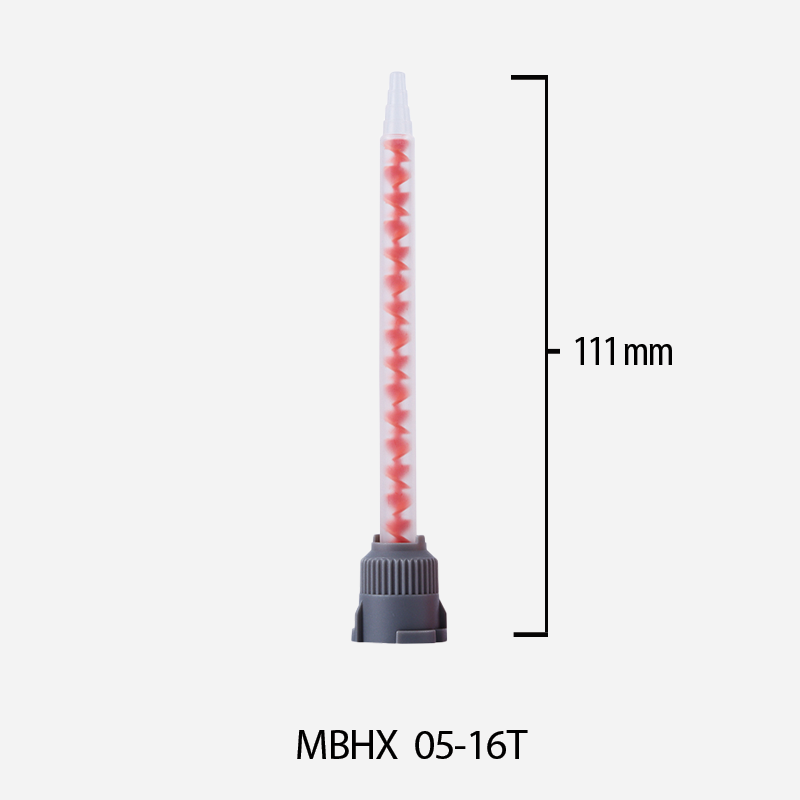 Mikser statyczny 4:1, 10:1 System B do kartuszy 25 ml, 50 ml, dł. 111mm / śr. wew. 5.4mm MBHX 05-16T