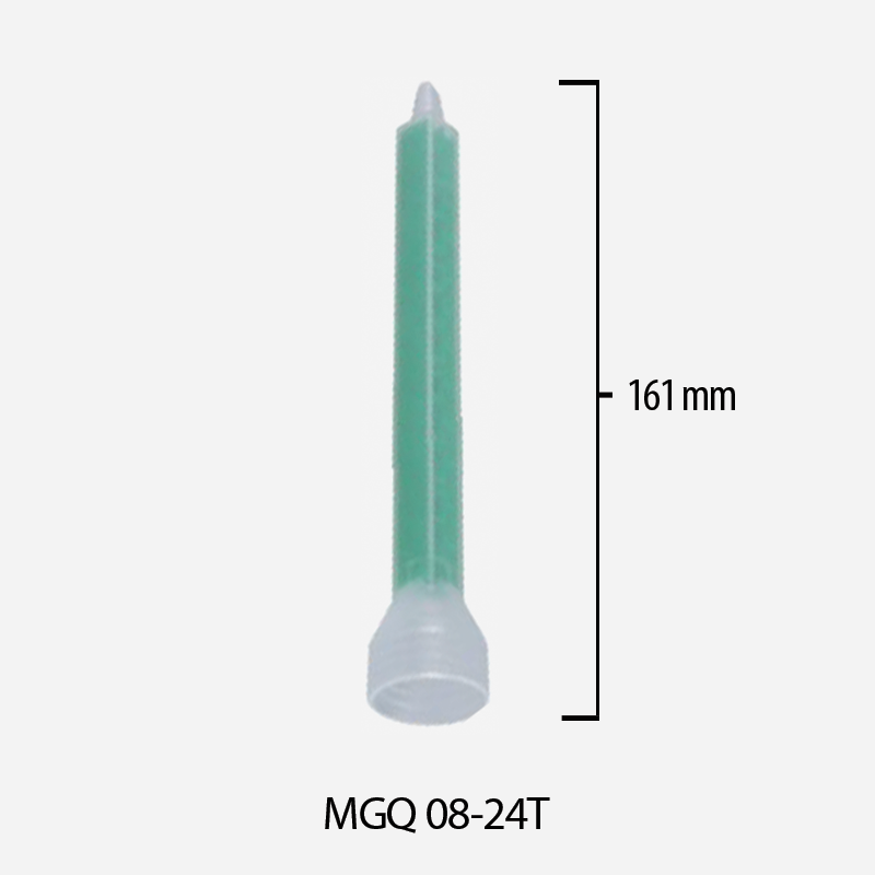 Mikser statyczny 1:1, 2:1 System C do kartuszy 200 ml / 400 ml / 490 ml / 600 ml, dł. 161mm śr. wew. 8.7mm, MGQ 08-24T