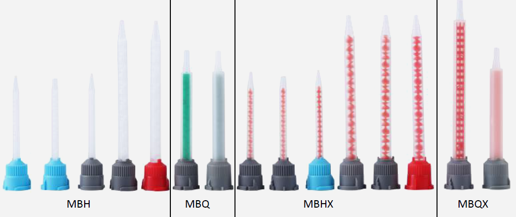 Mikser statyczny 1:1, 2:1 System B do kartuszy 25 ml, 50 ml, dł. 122mm / śr. wew. 5.3mm MBQ 05-24L