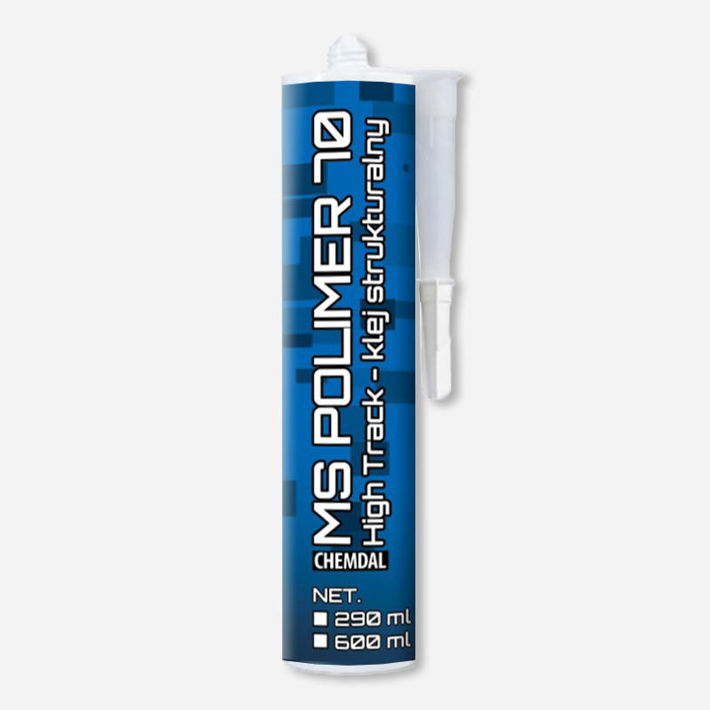 Klej jednoskładnikowy MS Polimer 70 High Track, Uniwersalny uszczelniacz do metalu, stali nierdzewnej, tworzyw sztucznych