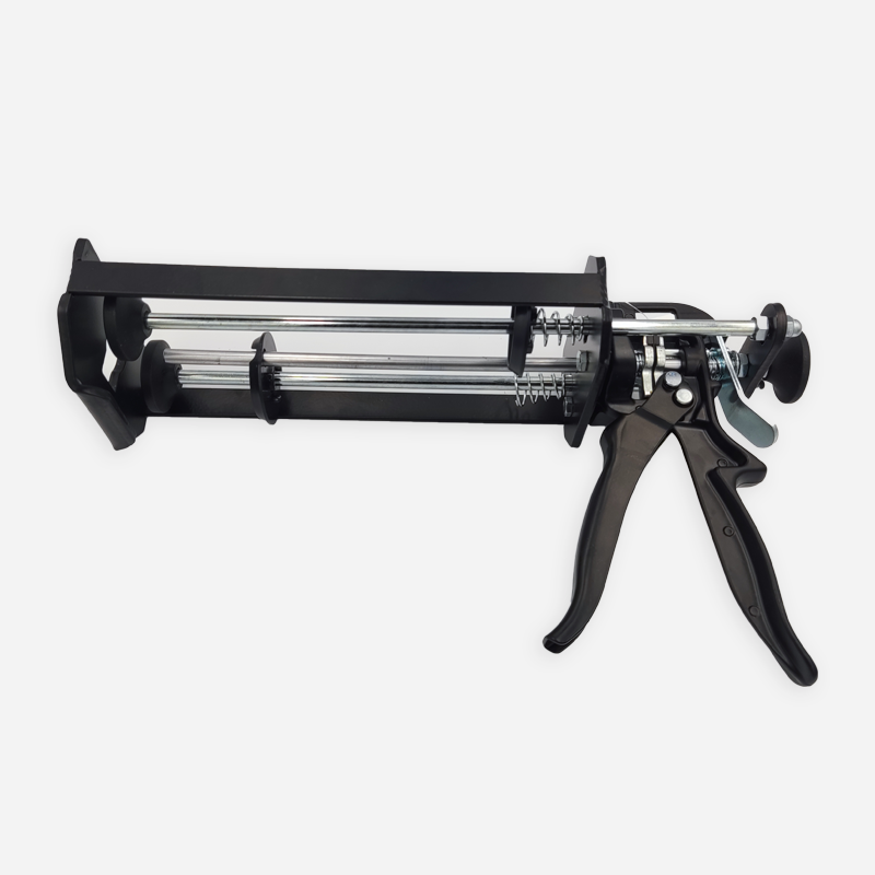 Ręczny pistolet do kartuszy dwuskładnikowych 1:1 900 ml z metalowym tłokiem wyciskacz do silikonu