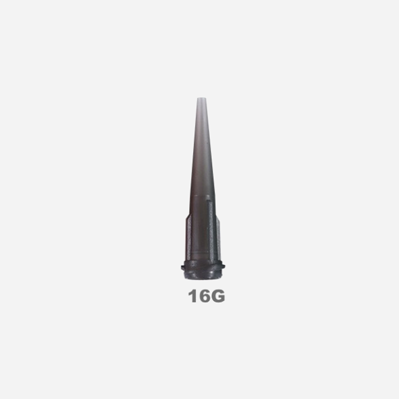 Plastikowe igły dozujące Luer Lock typu TT stożkowe 16G szare 10 szt.