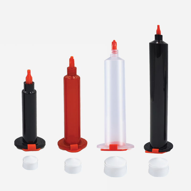 Strzykawka Luer Lock 5ml / 10ml / 30ml / 55ml, cylinder + tłok + zatyczki