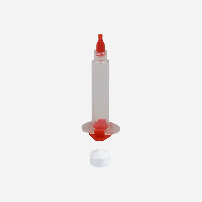 Strzykawka Luer Lock, cylinder + tłok + zatyczki, przezroczysta 5 ml