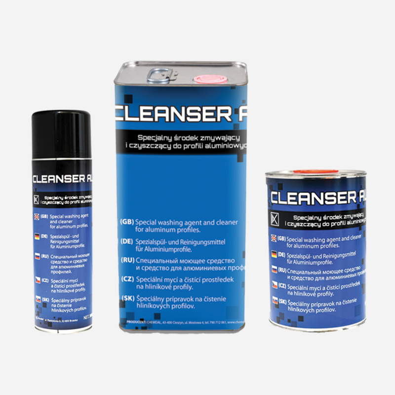 Cleanser AL – Profesjonalny zmywacz do profili aluminiowych